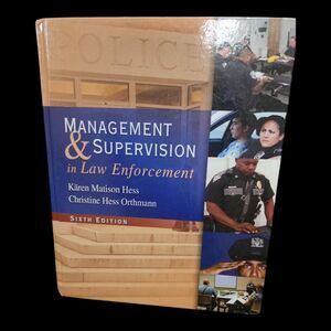 Management and Supervision in Law Enforcement